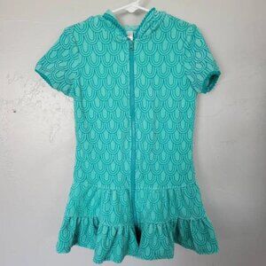 Cat & Jack Swim | Little Girls S Turquoise Blue Swim Towel Dress